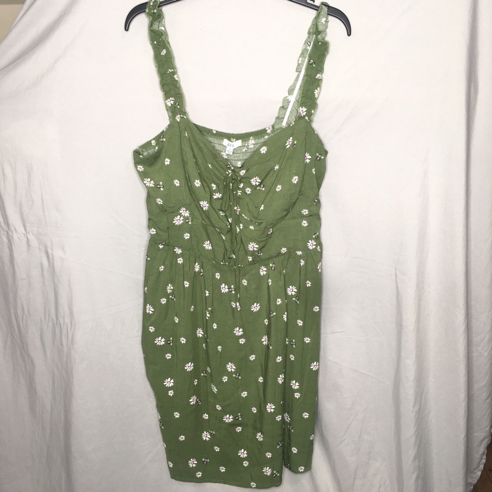 GREEN Tank Dress